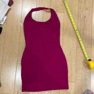 Aritzia halter sculpt dress